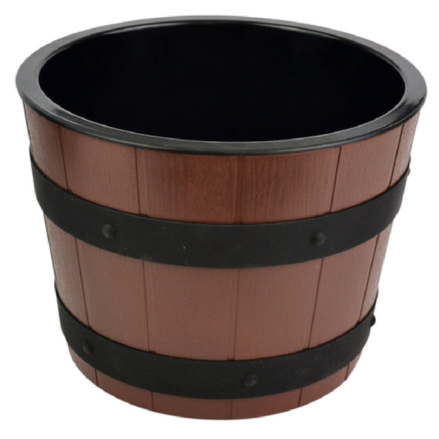 Bauscher Hepp BBS353 - Gourmet Barrel Bowl Set, 6 Qt., Includes: (1) 10-1/2" Dia. X 7-3/4"H Brown ABS Bowl