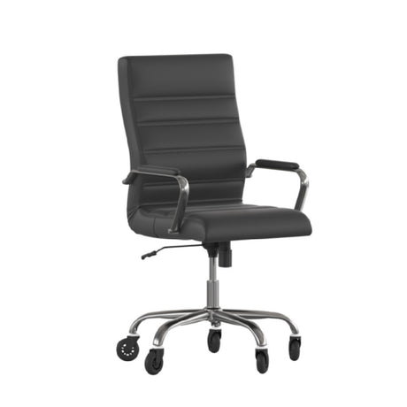 Flash Furniture GO-2286H-BK-RLB-GG Whiteney Executive Swivel Office Chair 39-1/4" To 43" Adjustable Height