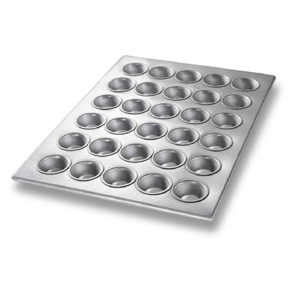 Chicago Metallic 45195 Mini Muffin Pan 12-7/8" X 17-7/8" Overall Makes (30) 1-7/8" Dia. Muffins