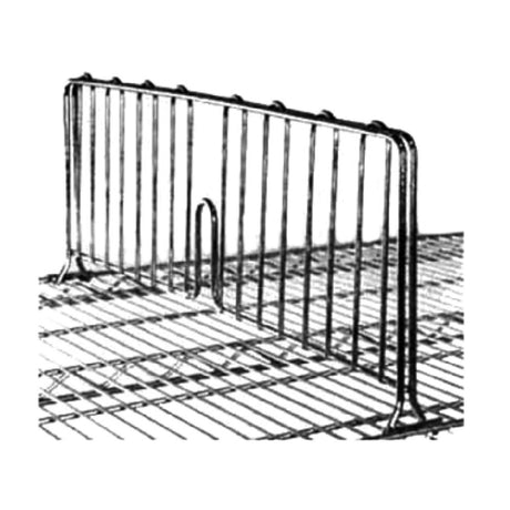 Metro DD14-DSG Super Erecta® Shelf Divider 8"H X 14"D (203 X 355mm) Snap-in Place