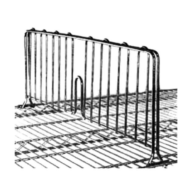 Metro DD14-DSG Super Erecta® Shelf Divider 8"H X 14"D (203 X 355mm) Snap-in Place