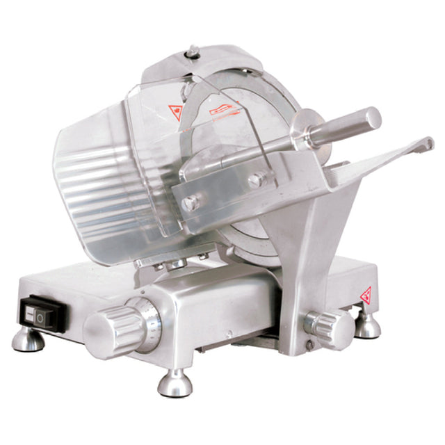 Omcan 41710 9-inch Belt-Driven Meat Slicer With Blade Locker