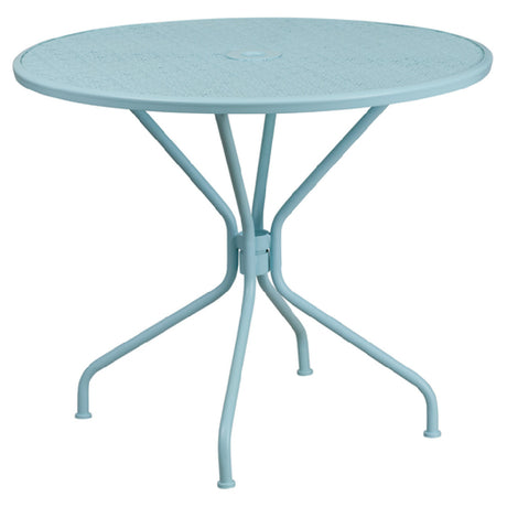 Flash Furniture CO-7-SKY-GG Patio Table 35-1/4" Dia. X 28-3/4"H Round