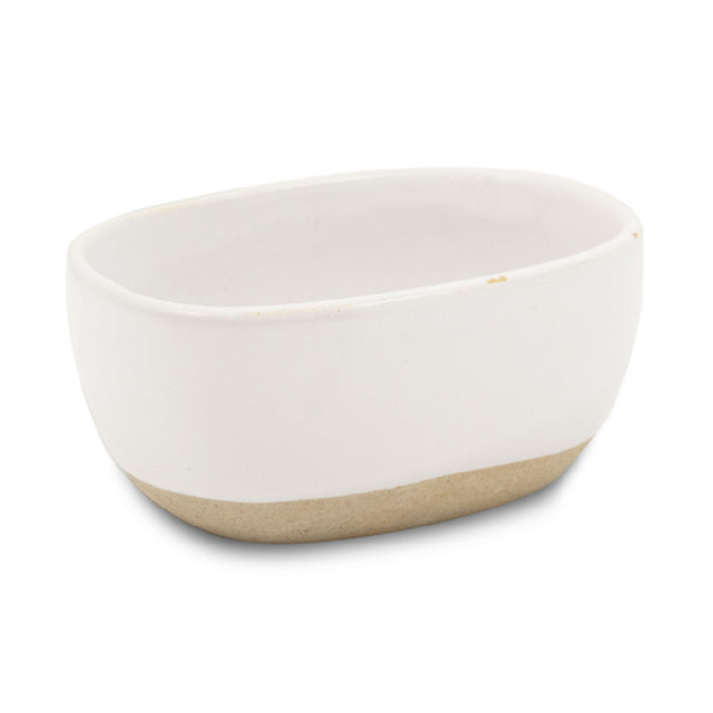 FOH TSH010WHP22 Artefact® Holder 4"W X 3"D X 2"H Oval