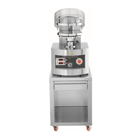Cuppone PZF/45DS - Pizzaform Dough Press, Auto-electric, Up To 19" Dia.