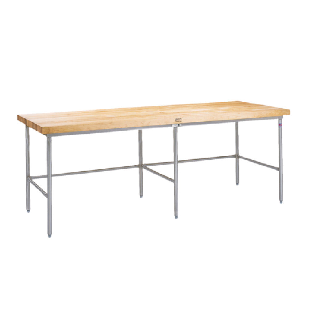 John Boos SBO-G12A Baker's Table Frame Fits 108"W X 30"D Top Without Bin Stops