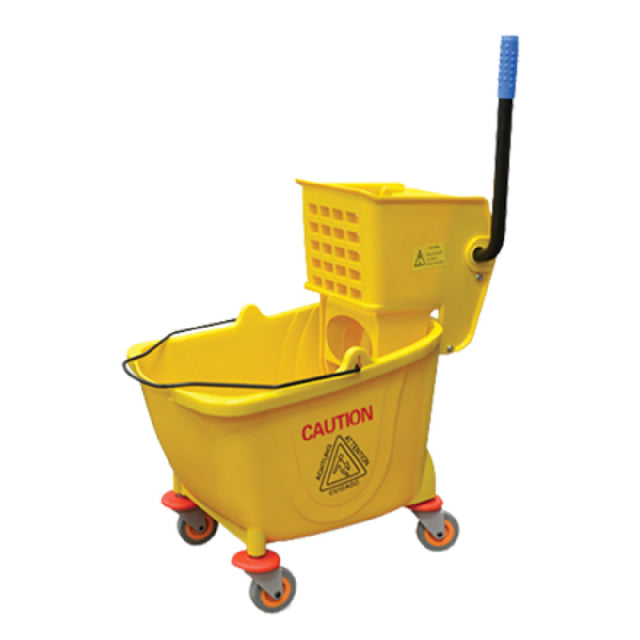 Omcan 24413 (24413) Mop Bucket & Wringer Combination 22" X 13-1/2" X 34-1/2"