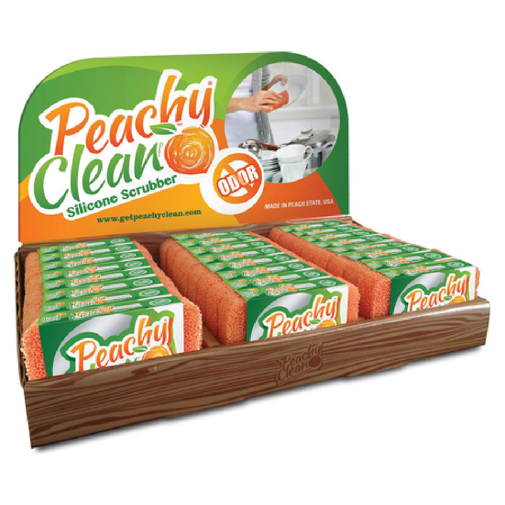 Harold Import Co. 8352PRO Peachy Clean® Dish Scrubber 4-1/2" X 2-3/4" With Peach Extract