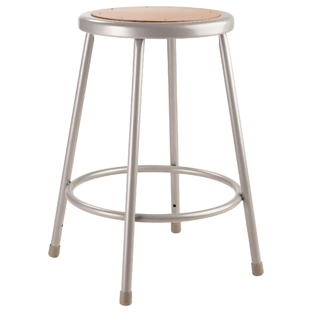 National Public Seating 6224 NPS® Steel Stool 300 Lb. Weight Capacity 24"H