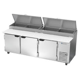 Beverage Air DP93HC Pizza Top Refrigerated Counter Three-section 93"W