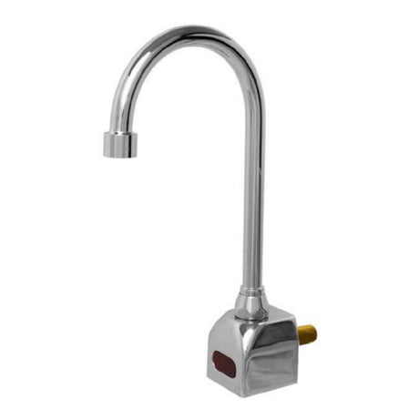 Fisher 76057 Sensor Faucet Single Backsplash Mount Control Valve With Automatic Sensor & Rigid Gooseneck Nozzle