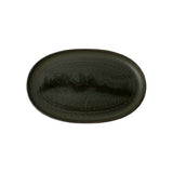 Steelite 6418MY034 Oval Plate 11.5"W X 7.25"D X 1"H Wabi Sabi Kelp