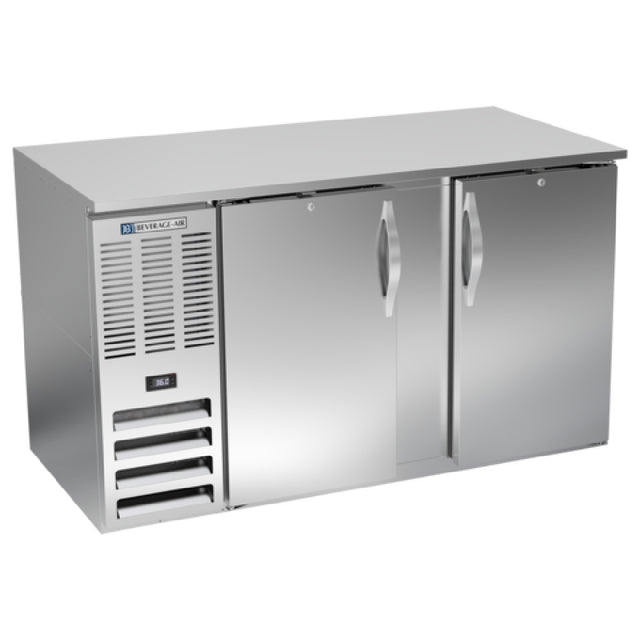 Beverage Air BB58HC-F-S - Refrigerated Food Rated Back Bar Storage Cabinet, Two-section