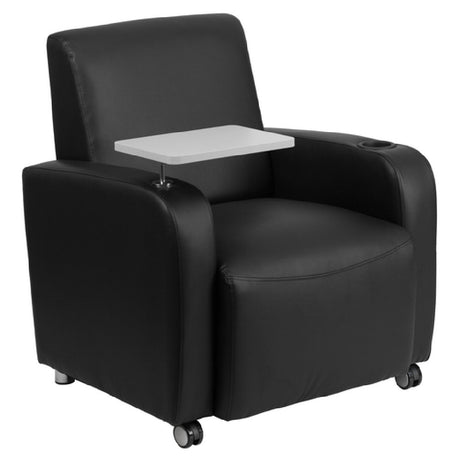 Flash Furniture BT-8217-BK-CS-GG Guest Chair Taut Seat And Back LeatherSoft Upholstery