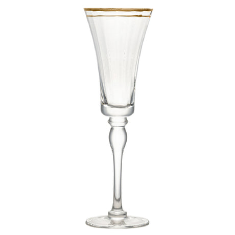 10 Strawberry St KATEG-FLUTE - Champagne Flute Glass, 8 Oz., 3-1/4" X 3-1/4" X 10"