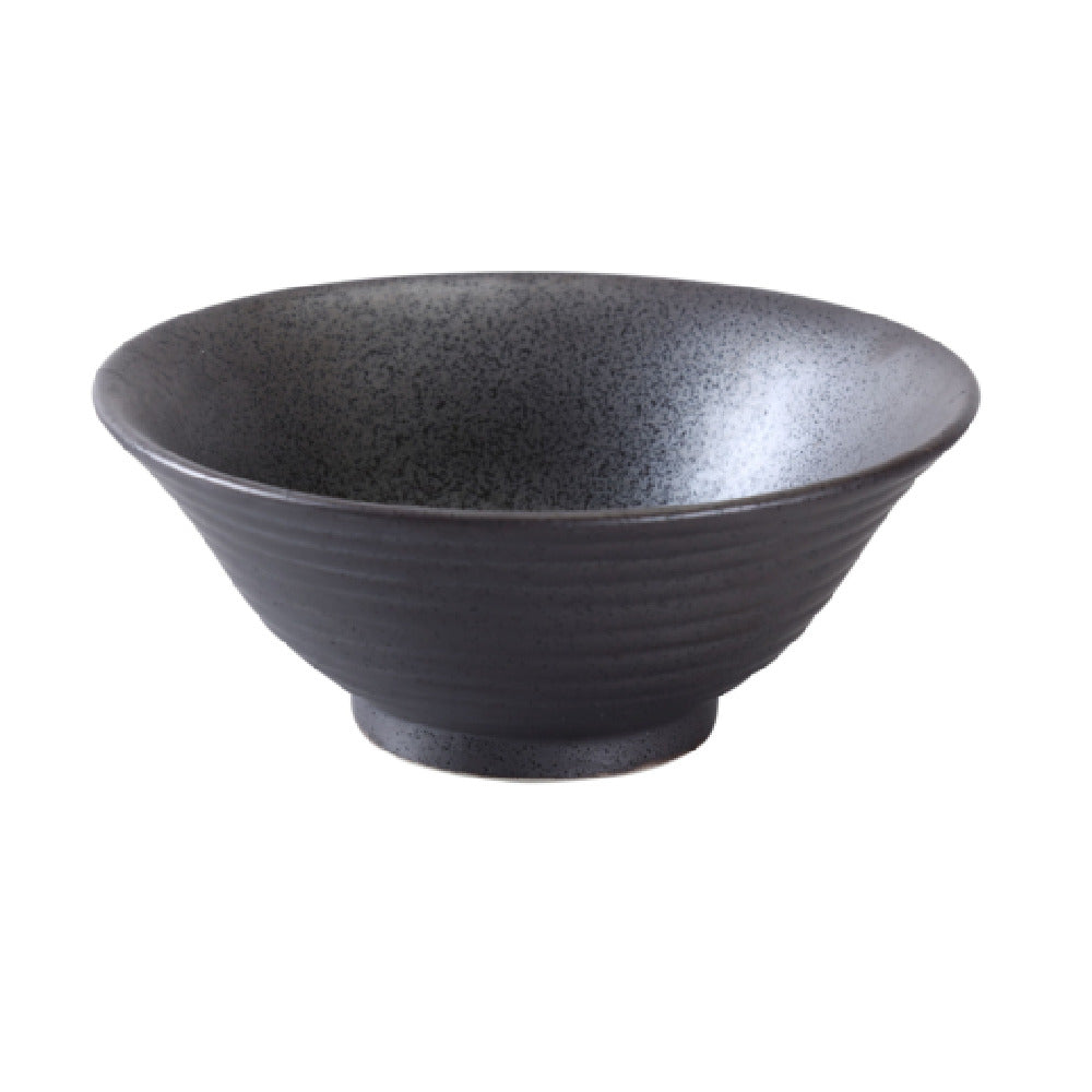 Yanco DB-3108 Diamond Black Ramen Bowl 45 Oz. 8-1/2" Dia. X 3-1/2"H