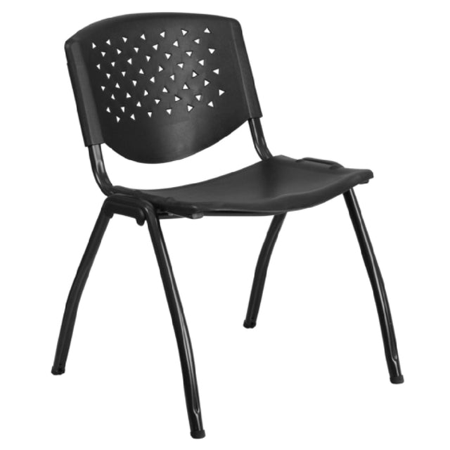 Flash Furniture RUT-F01A-BK-GG Hercules Series Stacking Chair 880 Lb. Weight Capacity