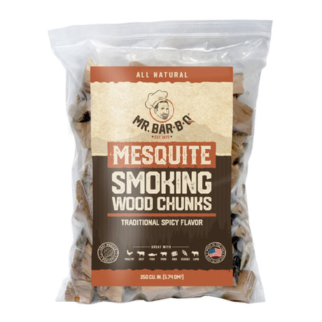 Chef Master 05030Z Mr. Bar-B-Q® Mesquite Smoking Chunks 350 Cu In Bag