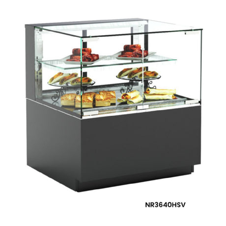 Structural Concepts NR3640HSV - Reveal® Service Heated Display Case, Freestanding
