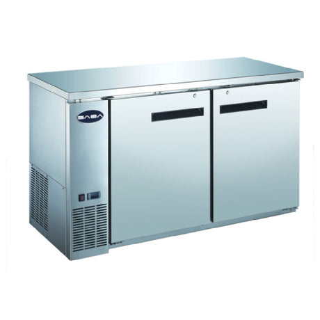 SABA SBB-24-60SS Back Bar Cooler Two-section 60-3/4" W