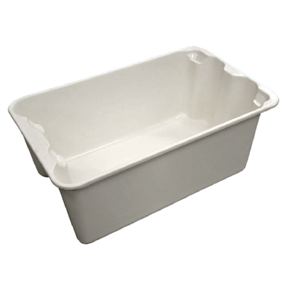 MFG Tray 780408W 5136 Nest & Stack Container 6 Gallon 20-1/2"L X 12-7/8"W X 8"H