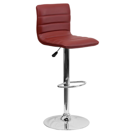 Flash Furniture CH-92023-1-BURG-GG Swivel Bar Stool Adjustable Height Contemporary Style