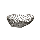 Cal Mil 23758-14-13 Madison Coupe Wire Basket 14.25"W X 14.25"D X 4.25"H Black Wire