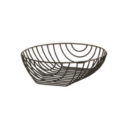 Cal Mil 23758-14-13 Madison Coupe Wire Basket 14.25"W X 14.25"D X 4.25"H Black Wire