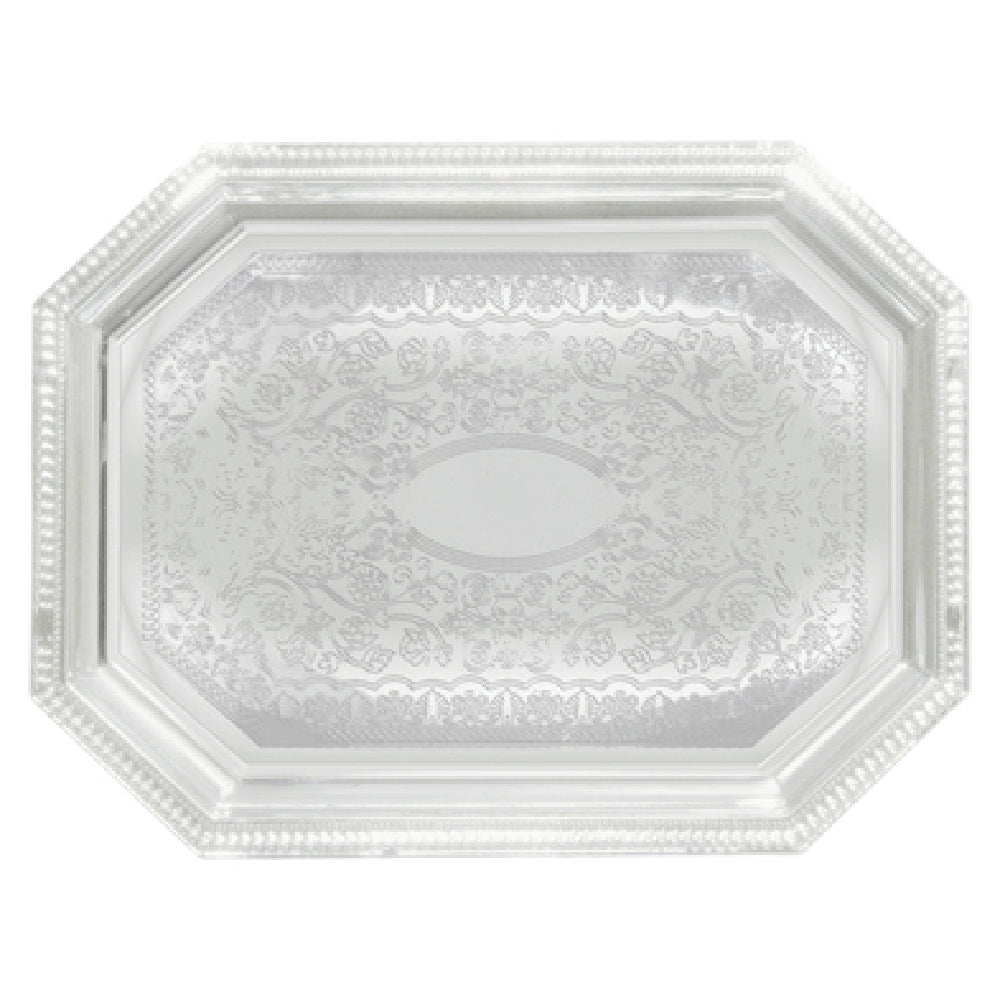 Winco CMT-1217 Serving Tray 17" X 12-1/2" Octagonal