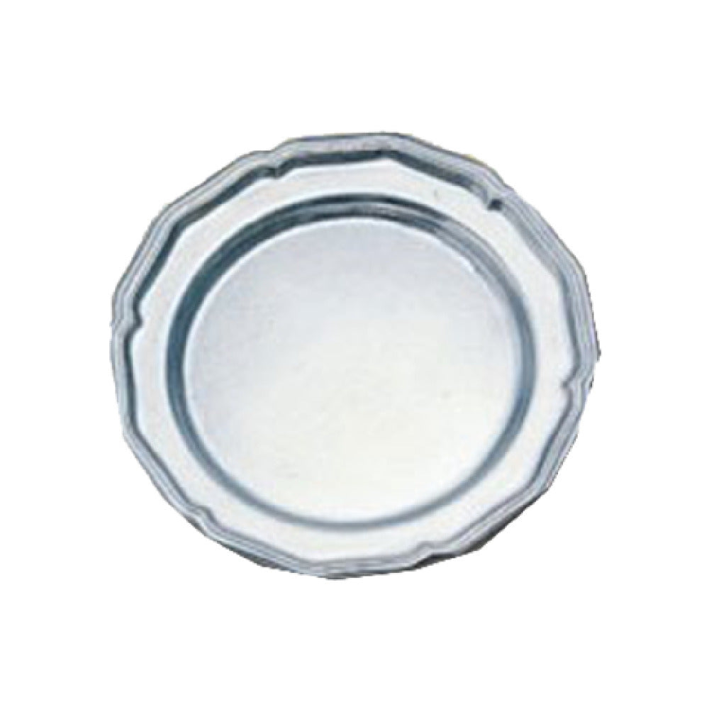 Bon Chef 1032SMOKEGRA Queen Anne Bread & Butter Plate 7" Aluminum With Ceramic-look Coating