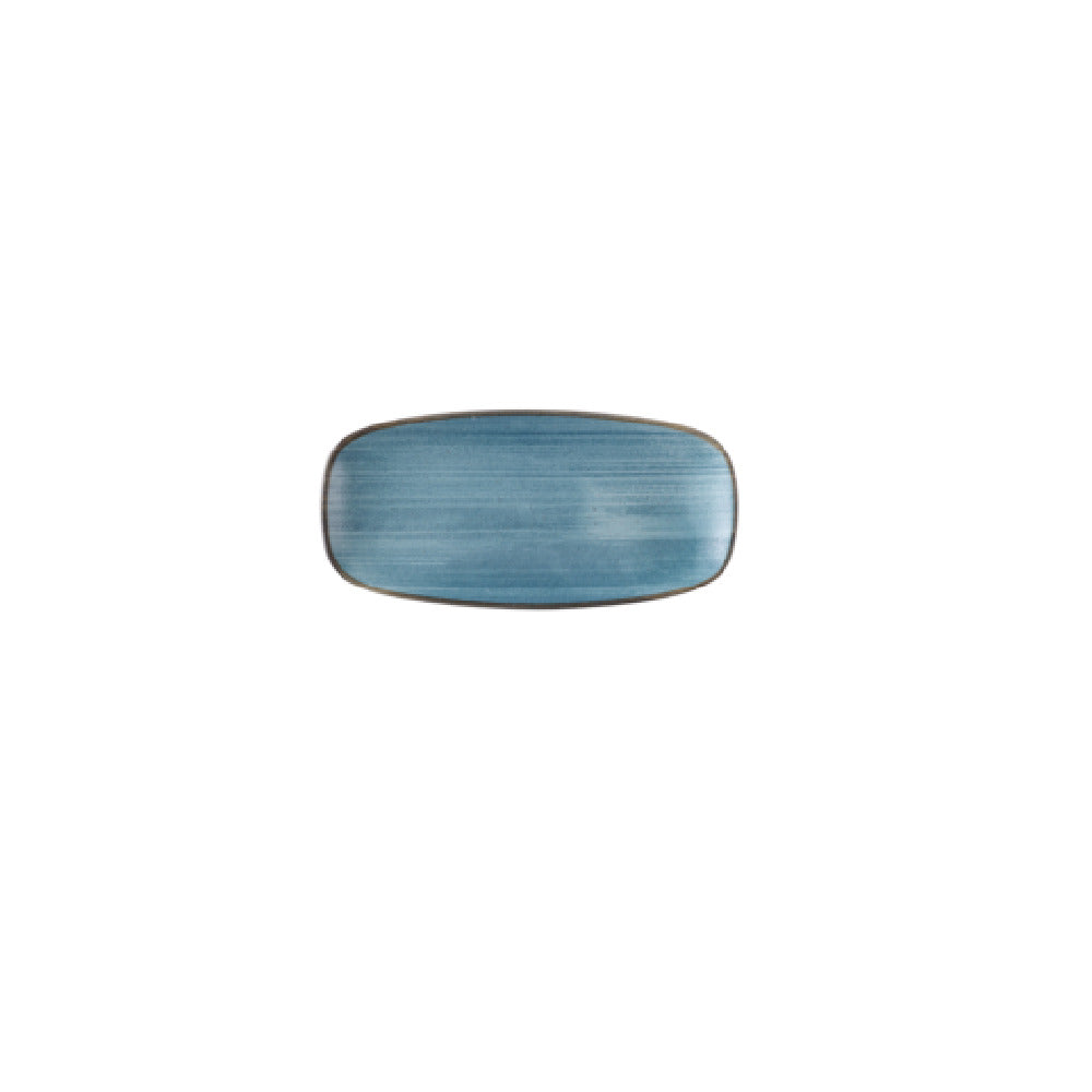 Churchill China SRBEXO101 - Teal Chefs Oblong Plate, 10.6" X 5 ", Ceramic