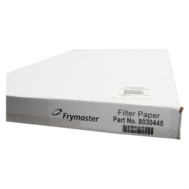 Frymaster 8030445 Frymaster® Filter Paper 16-1/2" X 25-1/2" Box Of 100 Sheets