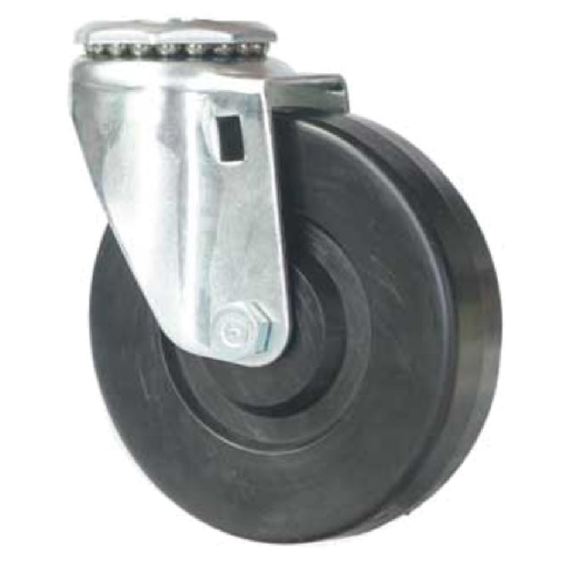 Forbes Industries 6041-ST Replacement Caster 4" Dia. Black Wheel