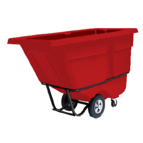 Rubbermaid FG131500RED - Rotational Molded Tilt Truck, Utility Duty, 1250 Lb. Capacity