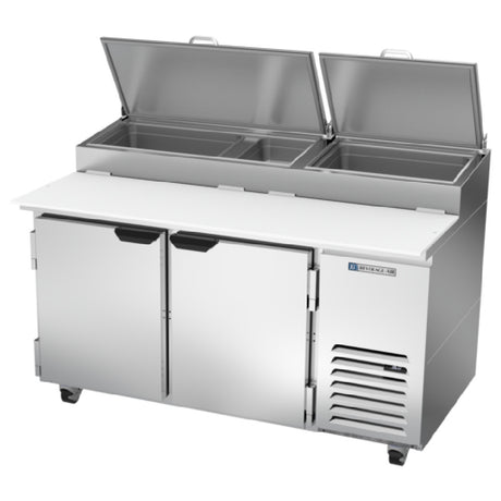 Beverage Air DP60HC Pizza Top Refrigerated Counter Two-section 60"W