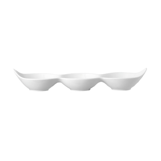 Rosenthal Sambonet Paderno 11750-800001-35396 Bowl Triple 12-5/8"W X 3-7/8"W X 2-1/8"H