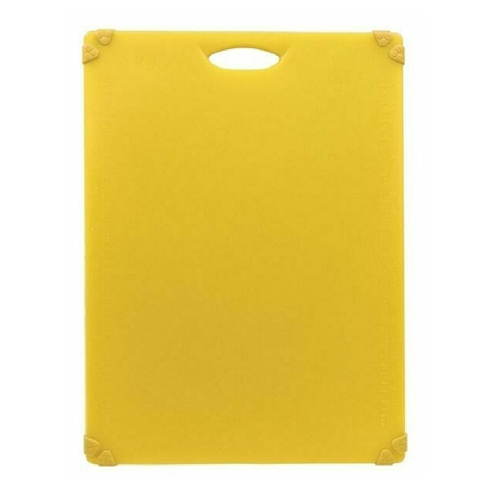 Tablecraft CBG1824AYL Cash & Carry Grippy Cutting Board 18" X 24" 1/2" Thick