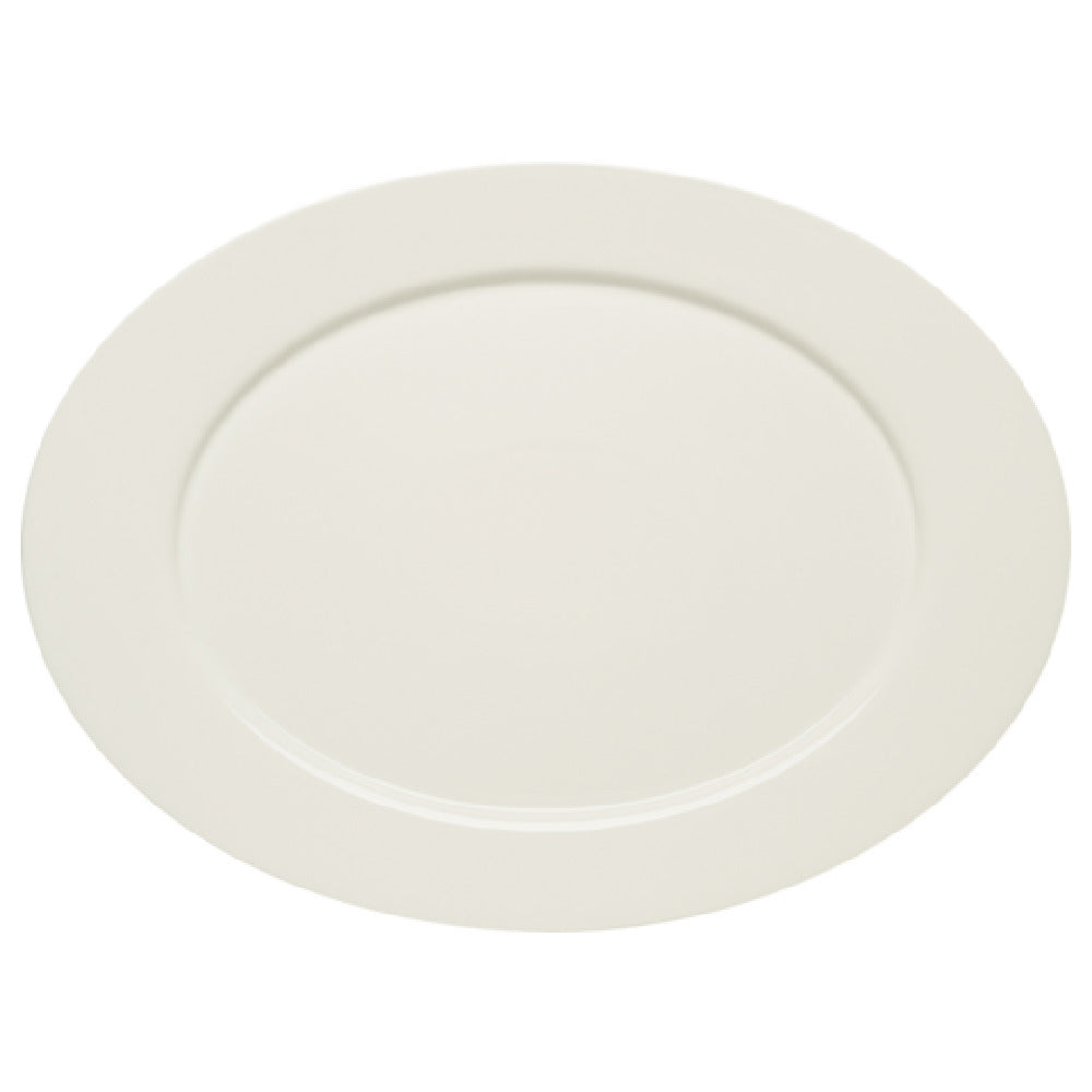 Bauscher Hepp 692038-425247 - Platter Oval With Rim 38 Cm, Purity Finest Loom By Bauscher (6 Per Case)
