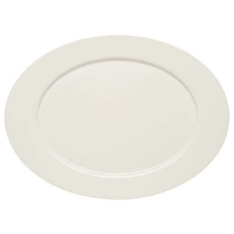 Bauscher Hepp 692038-425247 - Platter Oval With Rim 38 Cm, Purity Finest Loom By Bauscher (6 Per Case)