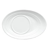 Bon Chef 1100005P Saucer 7-5/8" X 5-1/5" X 1-3/50" Slanted Oval