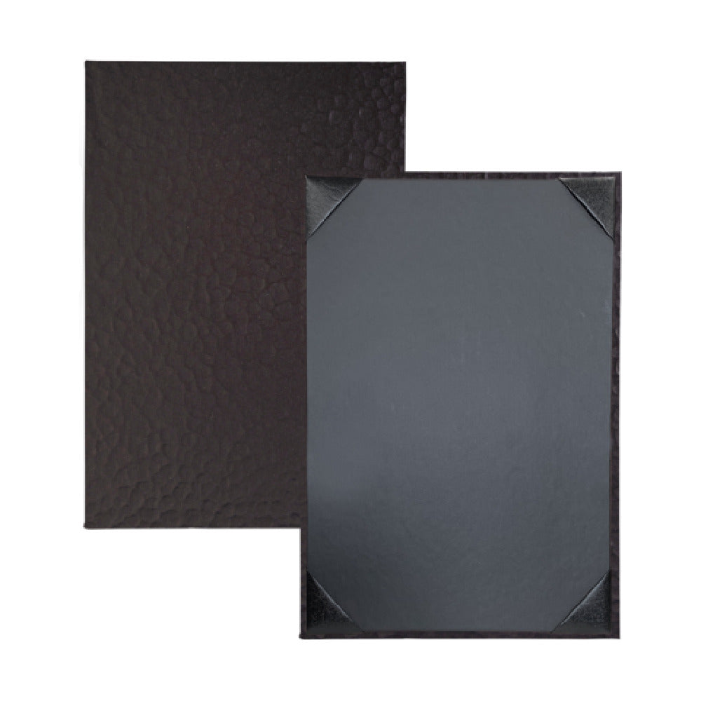 Risch METRO-1V 5.5X8.5 Metro Iron Or Mesh Hardback Metallic Menu Cover (specify Pattern And Color)