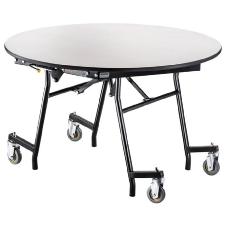 National Public Seating MTSSF-48R NPS® Mobile EasyFold Cafeteria Table 48"W X 48"D X 29"H