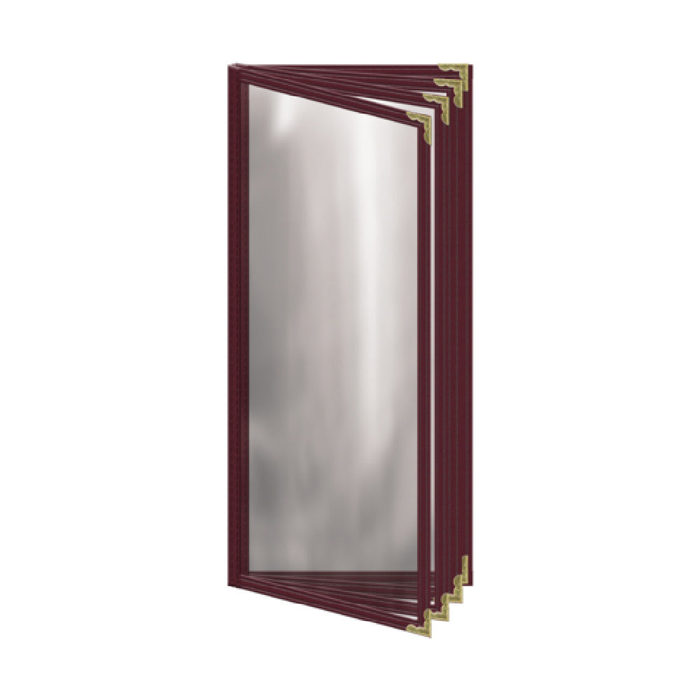 Risch TEDD 4.25X11-LEATHERETTE Deluxe Sewn Leatherette Menu Cover (specify Color)