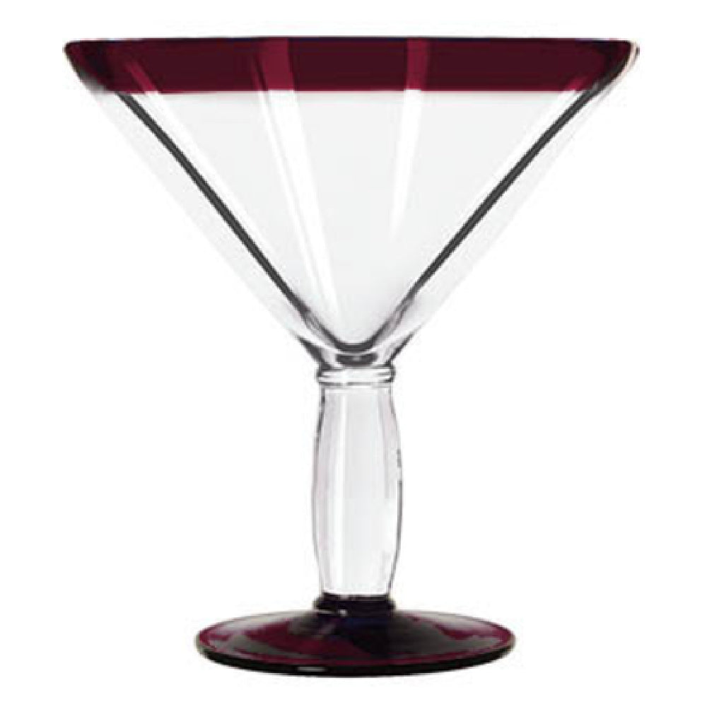 Libbey 92307R Cocktail Glass 24 Oz. With Red Rim