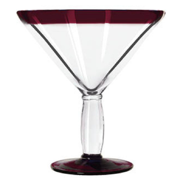 Libbey 92307R Cocktail Glass 24 Oz. With Red Rim