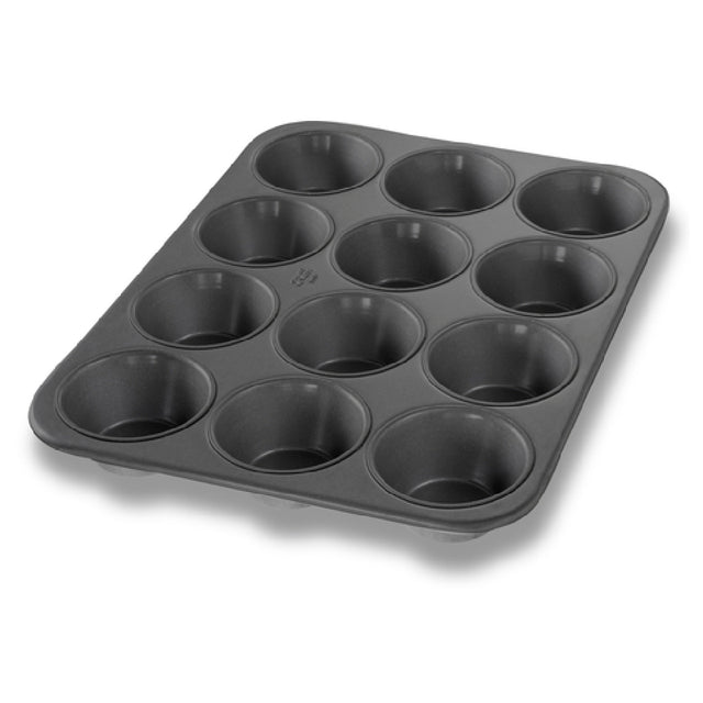 Chicago Metallic 43698 Pecan Roll/Large Muffin Pan 13-1/2" X 17-7/8" Overall Makes (12) 3-11/16" Dia. Muffins