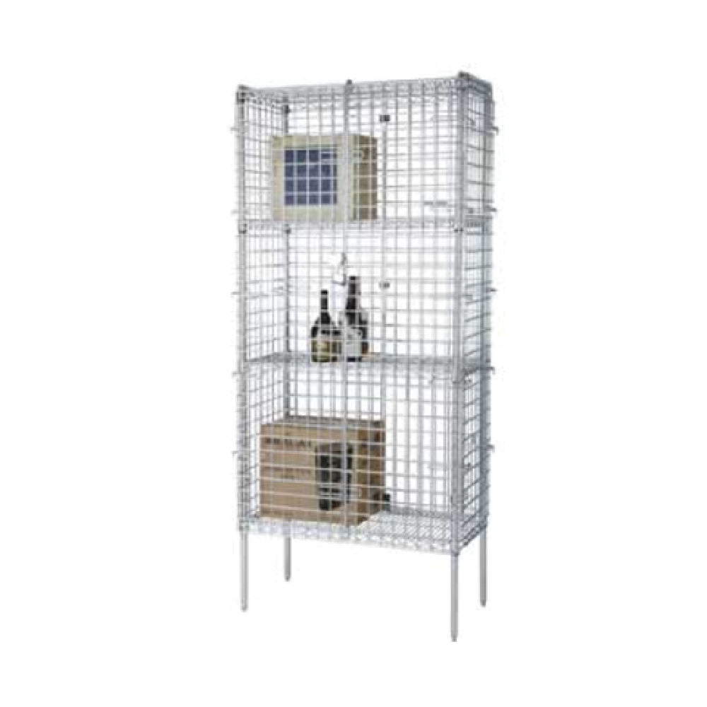 1880 Hospitality FSSEC18483 Focus Foodservice Security Cage Complete Stationary Kit