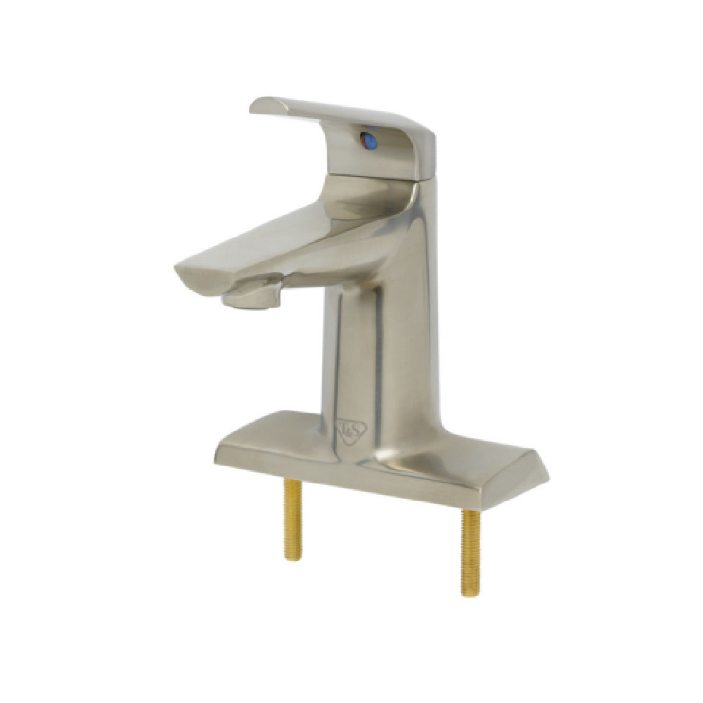 T&S Brass BP-2712-BN LakeCrest Aesthetic Single Handle Escutcheon Faucet Brushed Nickel