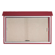 AARCO PLDS3045-7 - Message Center, 45"W X 30"H, Wall Mounted