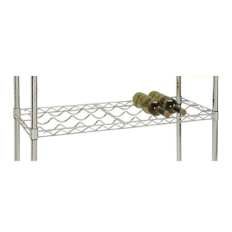 1880 Hospitality FFWS1436CH Focus Foodservice Single Cradle Wire Wine Shelf 36"W X 14"D